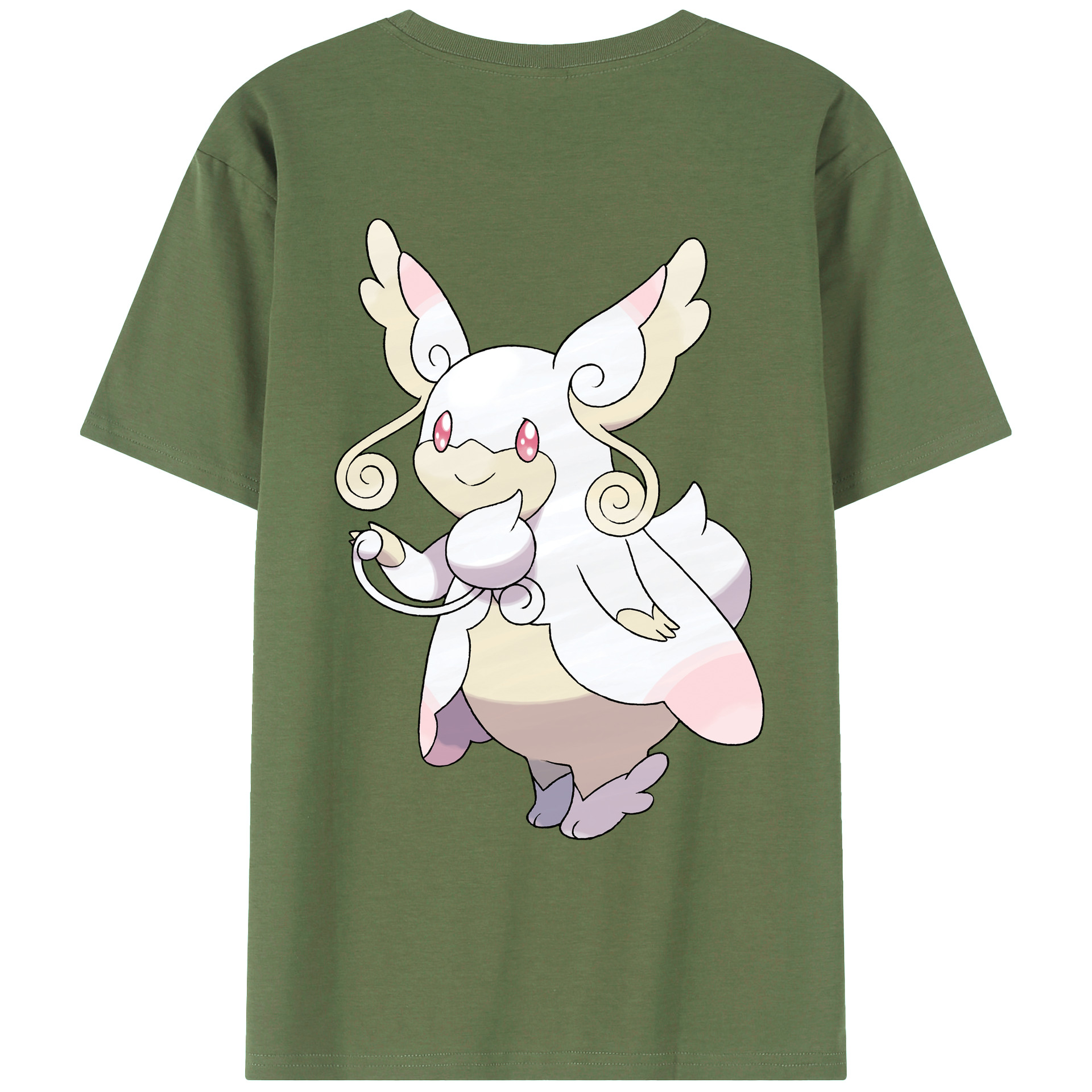 （画像用） ポケットモンスター Pokémon 綿100％ メンズ半袖Tシャツ（バックプリント） 通気性